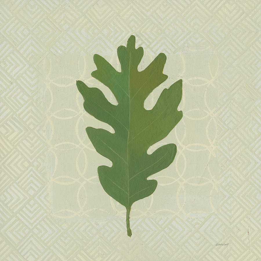 Beige Painting - Forest Leaves II No Lines #1 by Kathrine Lovell