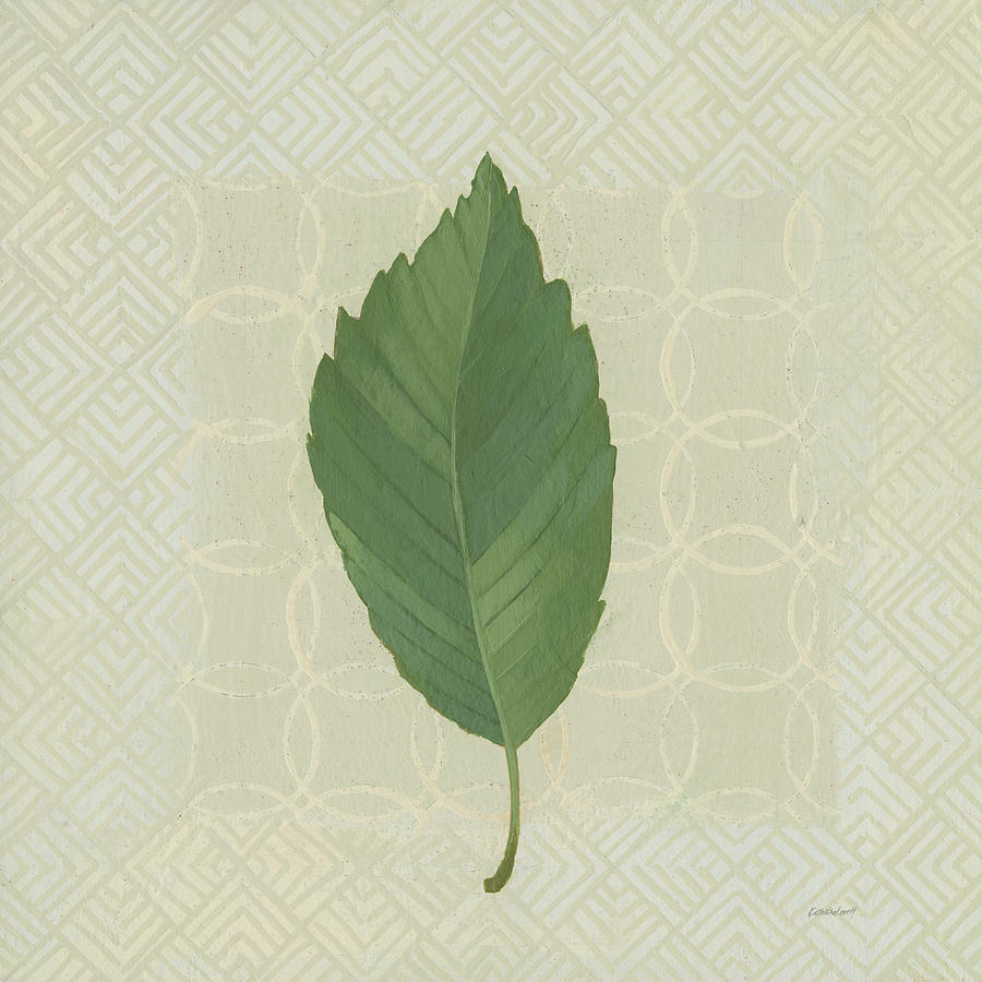 Beech Painting - Forest Leaves IIi No Lines #1 by Kathrine Lovell