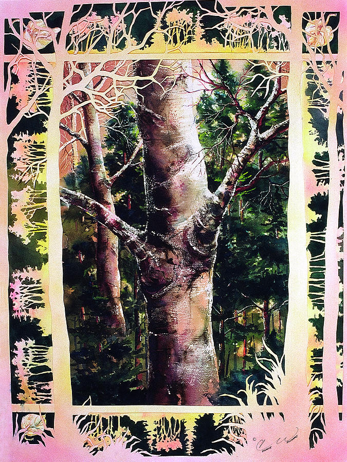 Forest Light #1 Painting by Connie Williams