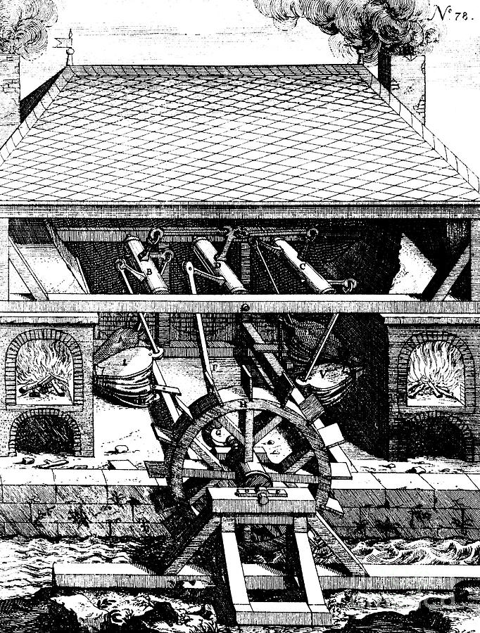 Forge With Bellows Driven By An Drawing by Print Collector Forge With Bellows Driven By An Drawing by Print Collector