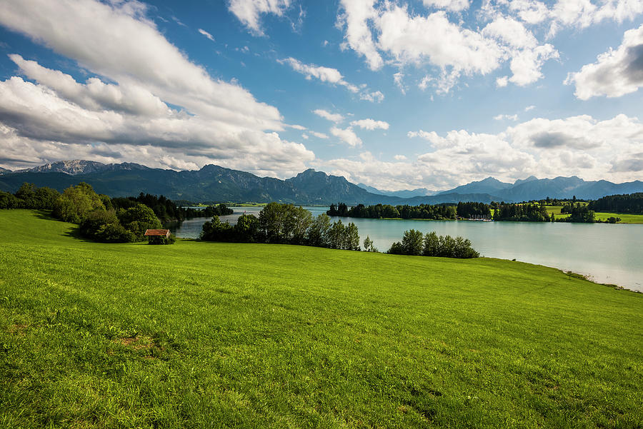 Forggensee, Bei Füssen, Ostallgäu, Allgäu, Bavaria, Germany #1 ...