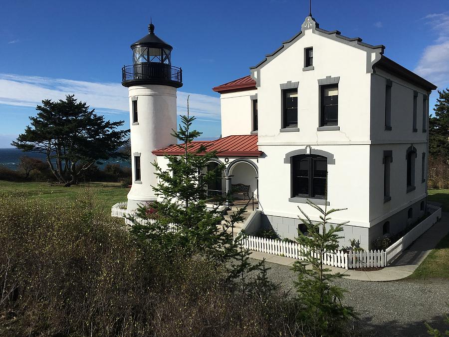 Admiralty Head Lighthouse Whidbey Island Photograph by Jerry Abbott
