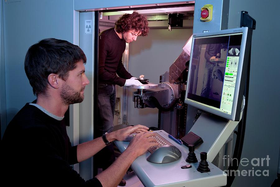 Fossil Microtomography Scanning #1 Photograph by Pascal Goetgheluck/science Photo Library
