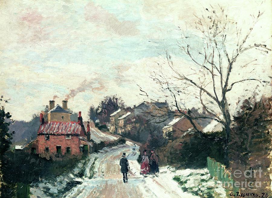 Fox Hill, Upper Norwood, 1870 Painting by Camille Pissarro