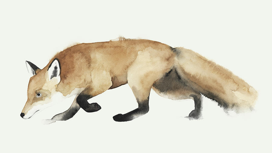 Fox Trot I #1 Painting by Grace Popp