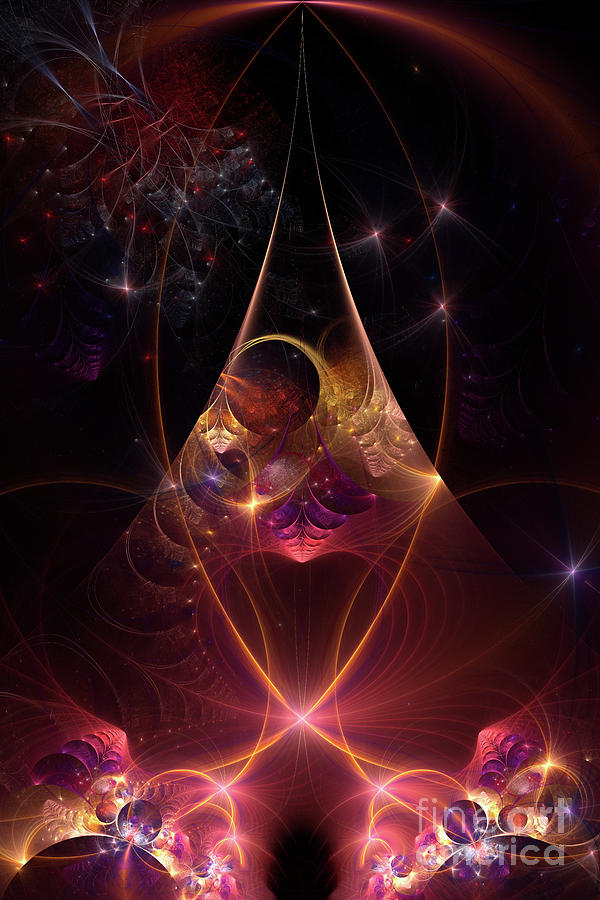 Fractal Ascension #1 Digital Art by Ann Garrett