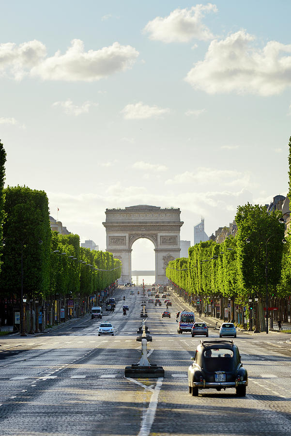 France, Ile-de-france, Paris, Champs-elysees And Arc De Triomphe In Spring #1 Digital Art by Francesco Carovillano France, Ile-de-france, Paris, Champs-elysees And Arc De Triomphe In Spring #1 Digital Art by Francesco Carovillano