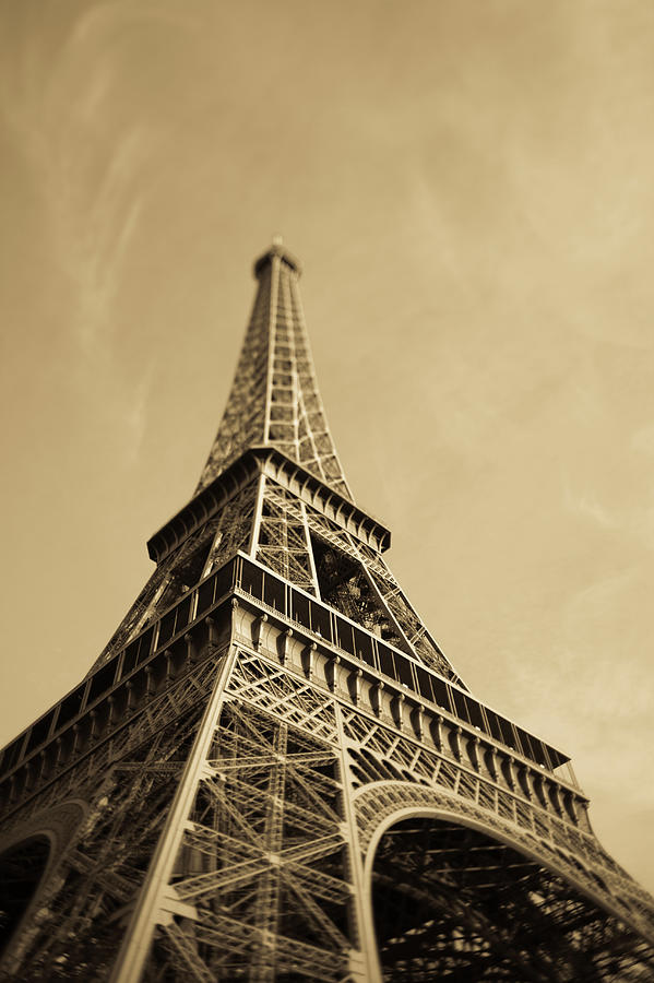 France, Paris, Eiffel Tower At Dawn Photograph by Walter Bibikow