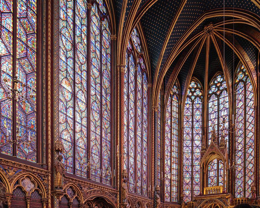 France, Paris, Ile De La Cite, Ile Saint-louis, Interior Of Sainte ...