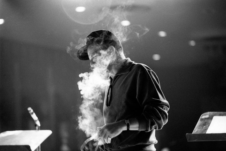 Frank Sinatra During Rehearsals #1 Photograph by John Dominis