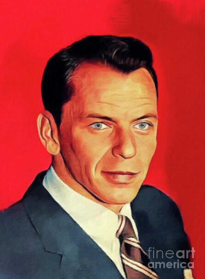Jazz Painting - Frank Sinatra, Legend #1 by Esoterica Art Agency