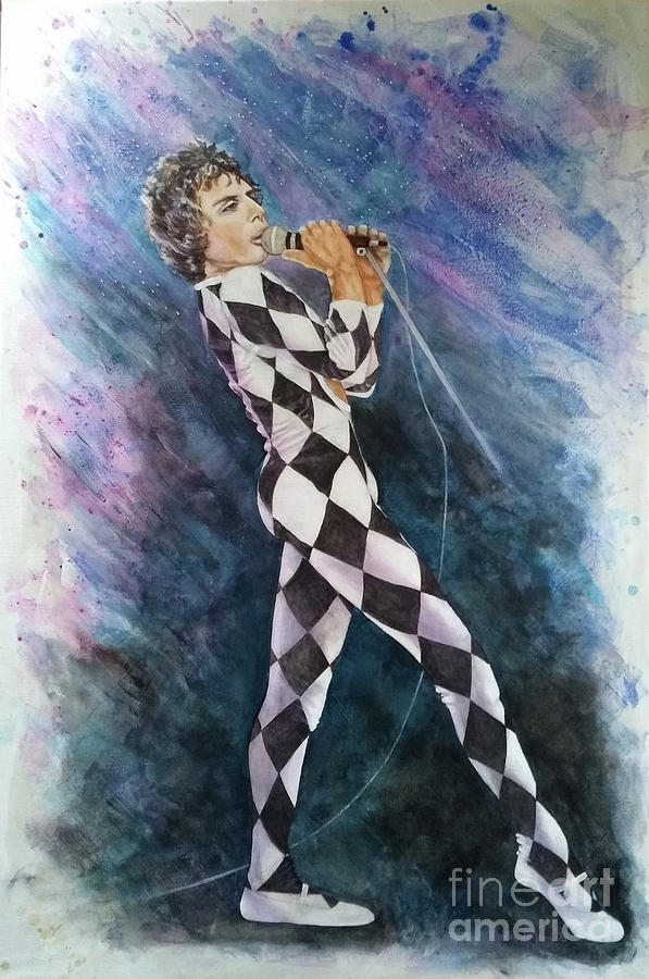 Freddie Mercury Painting - Freddie Mercury - The painting #1 by Rineke De Jong