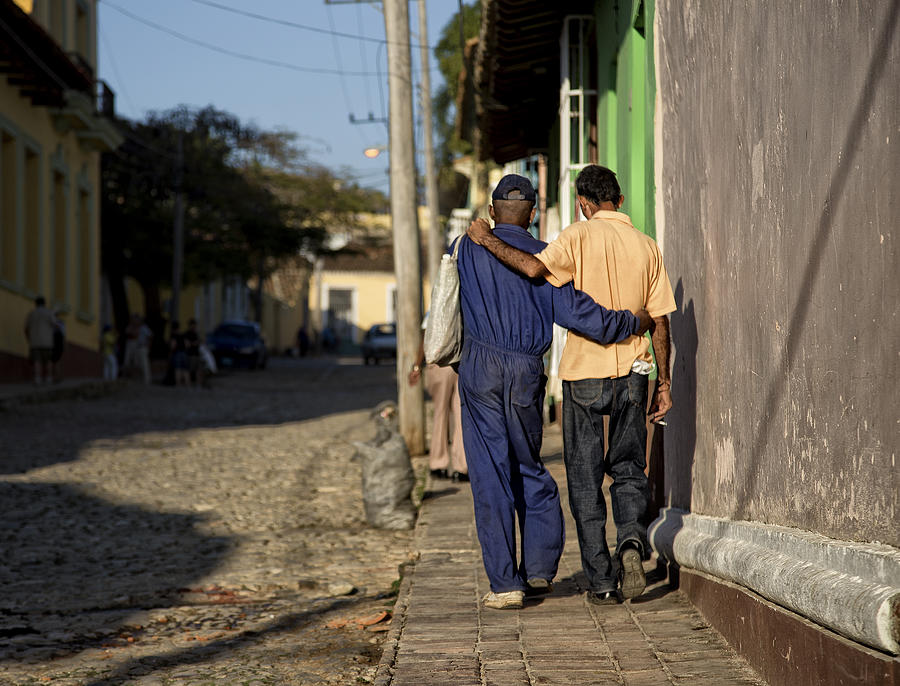 Street Photograph - Friendship #1 by Lorenzo Grifantini