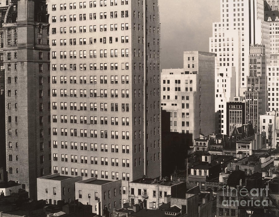 From My Window at An American Place, North, 1931 Photograph by Alfred Stieglitz