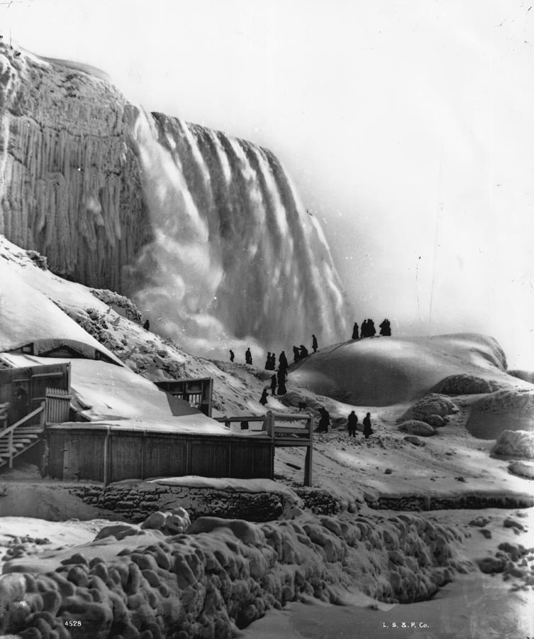 Frozen Niagara #1 Photograph by London Stereoscopic Company