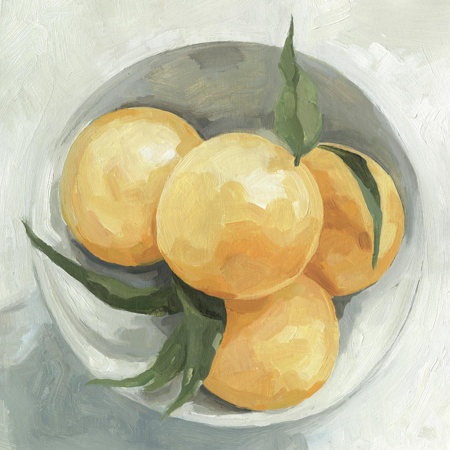 Fruit Bowl I #1 Painting by Emma Scarvey