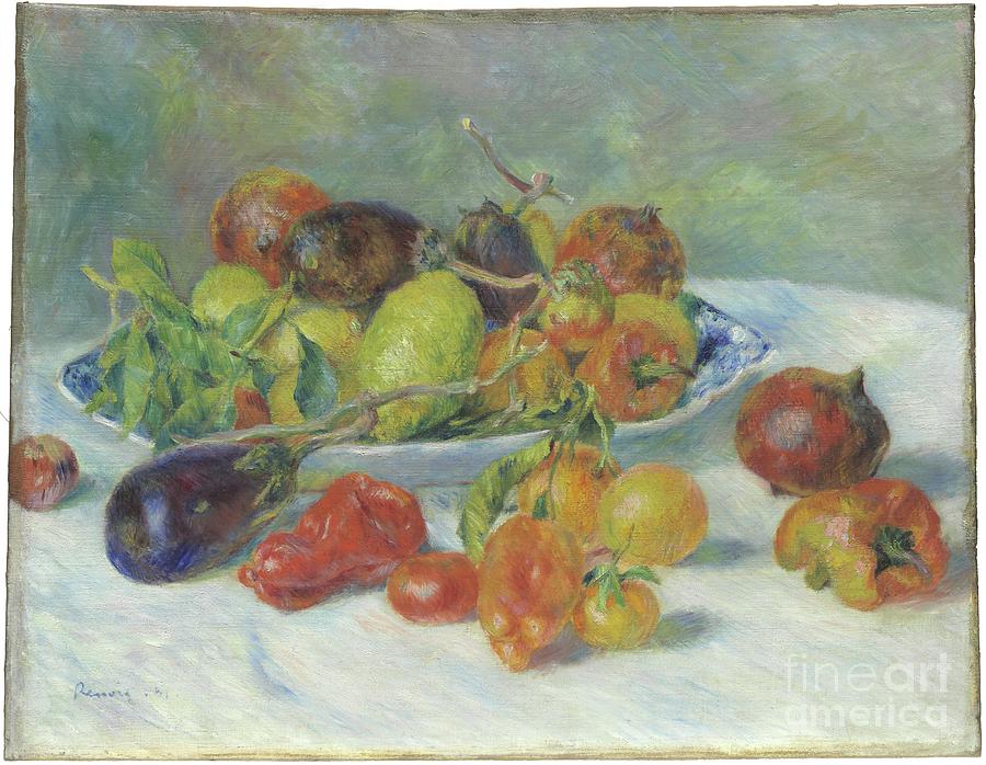 Pierre Auguste Renoir Painting - Fruits Of The Midi, 1881 by Pierre Auguste Renoir