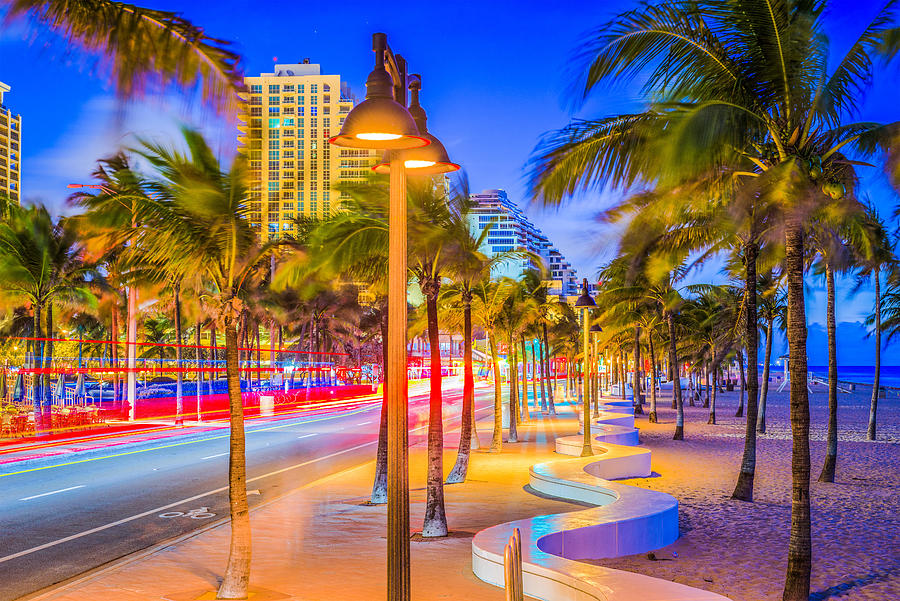 Ft. Lauderdale, Florida, Usa #1 Photograph by Sean Pavone Ft. Lauderdale, Florida, Usa #1 Photograph by Sean Pavone