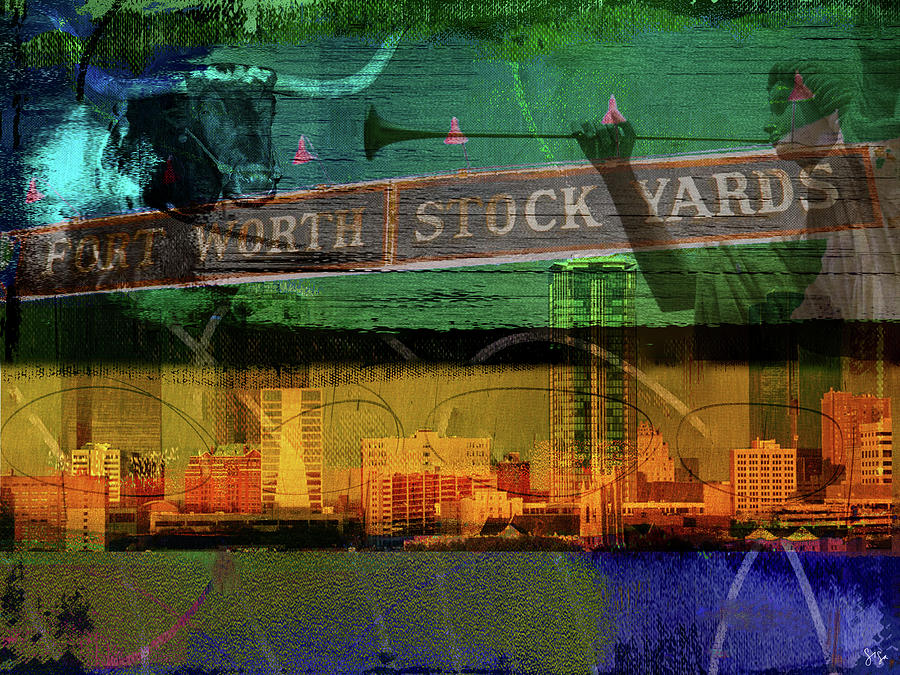 City Photograph - Ft. Worth Collage #1 by Sisa Jasper
