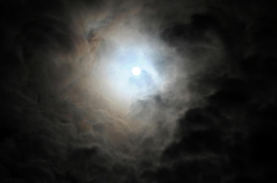 Full Moon Shines Through Dramatic Photograph by Assalve Full Moon Shines Through Dramatic Photograph by Assalve