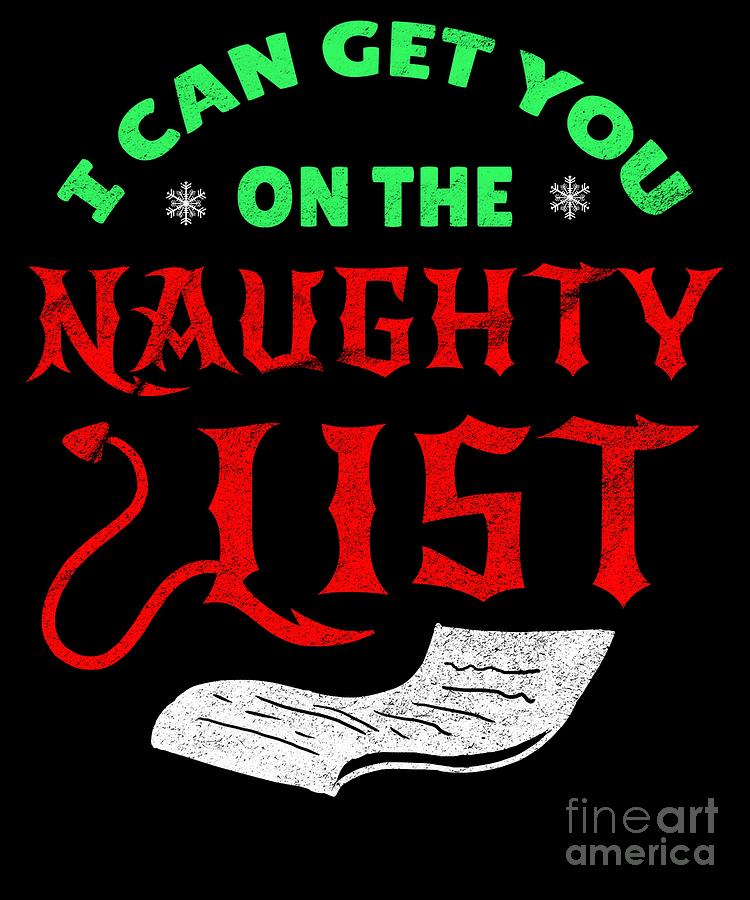 Funny Christmas Quote Xmas Tree Santa Claus Winter Digital Art by  TeeQueen2603 - Fine Art America