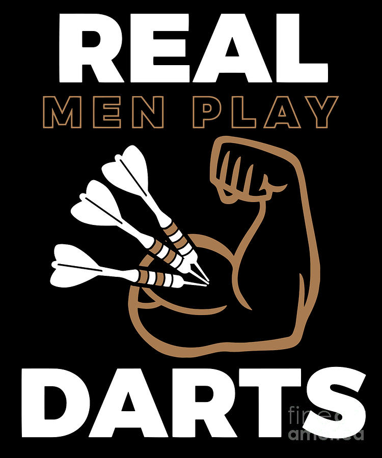 Funny Darts design Gift for Dart Players Pub Games Sports Professionals and Amateurs on the Dart Board #3 Digital Art by Martin Hicks