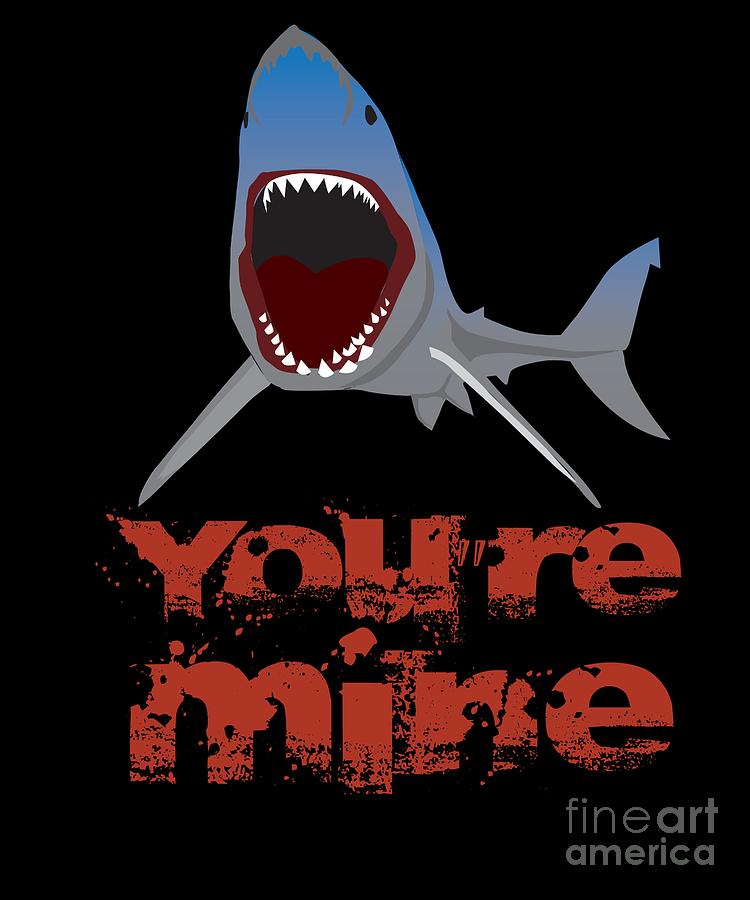 Funny Shark Love Sharks Sea Gift Digital Art by TeeQueen2603 - Fine Art  America