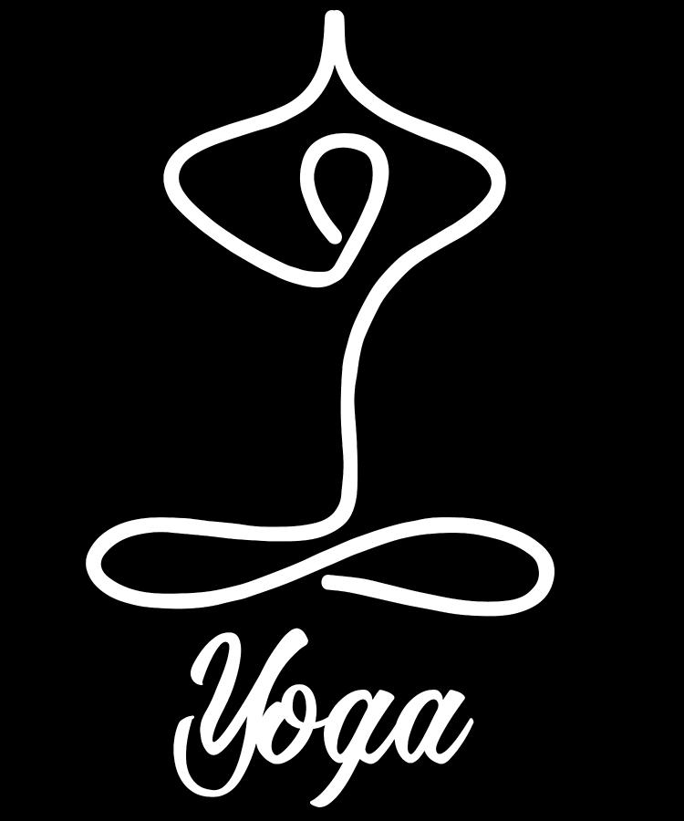 Funny Yoga Art for Women and Men Namaste Flexible Pose Light #1 T-Shirt by  Nikita Goel - Fine Art America