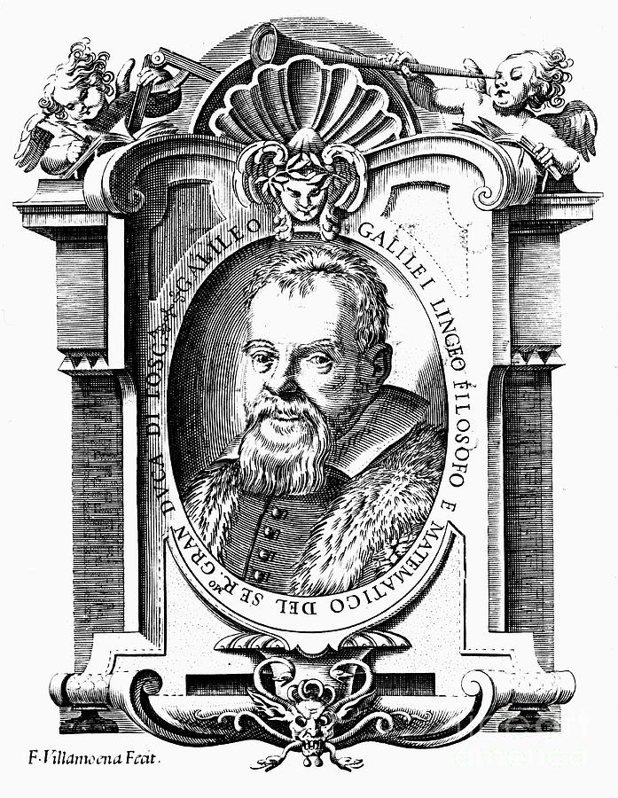 Galileo Galilei, Italian Astronomer Drawing by Print Collector Fine