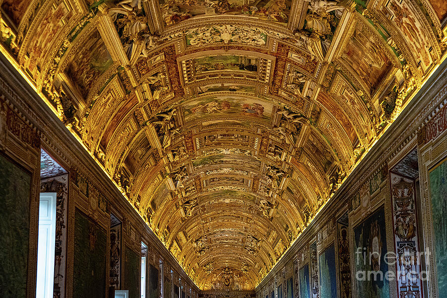 Gallery of Maps Vatican Rome Photograph by Wayne Moran
