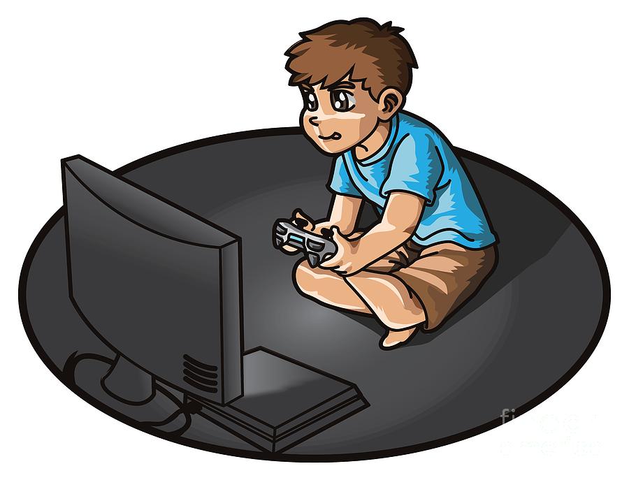 Gaming Life Video Games Gamer Clan Playing Fun Digital Art by Mister ...