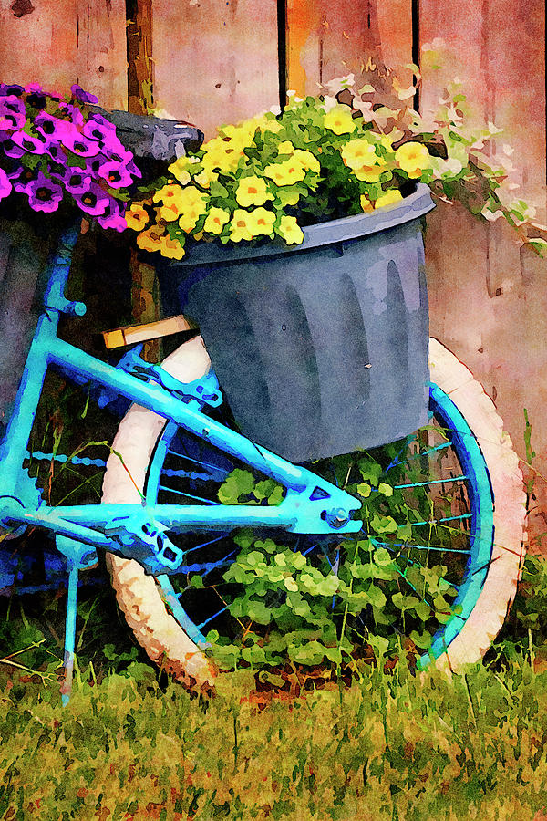 Garden Bike - Back End Photograph By Leslie Montgomery - Fine Art America