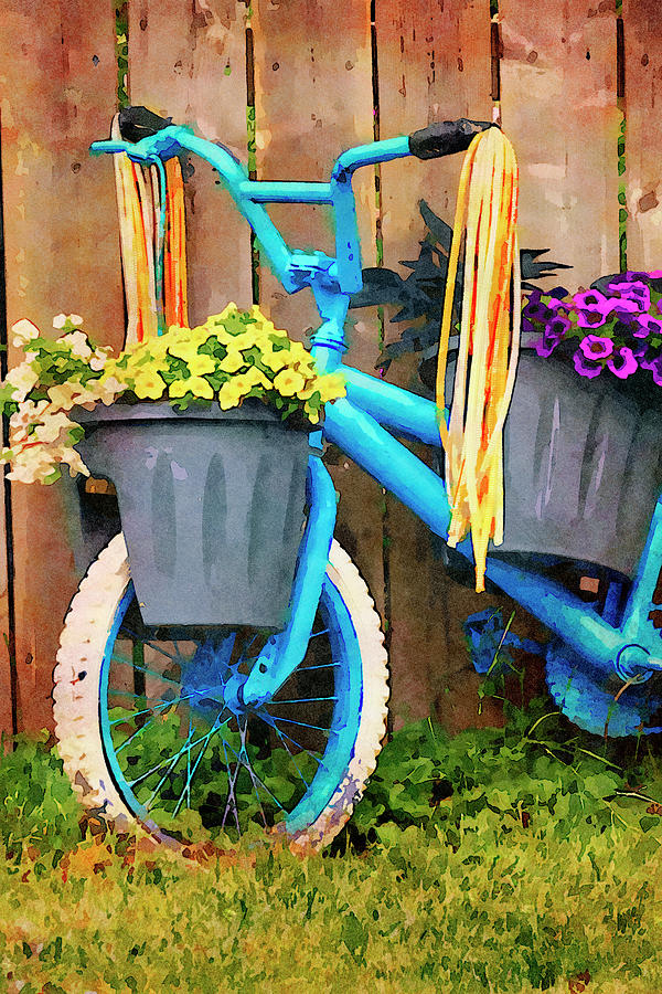 Garden Bike - Front End Photograph by Leslie Montgomery - Fine Art America