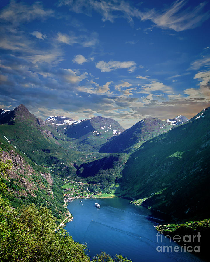 Geirangerfjord #1 Photograph by Edmund Nagele FRPS