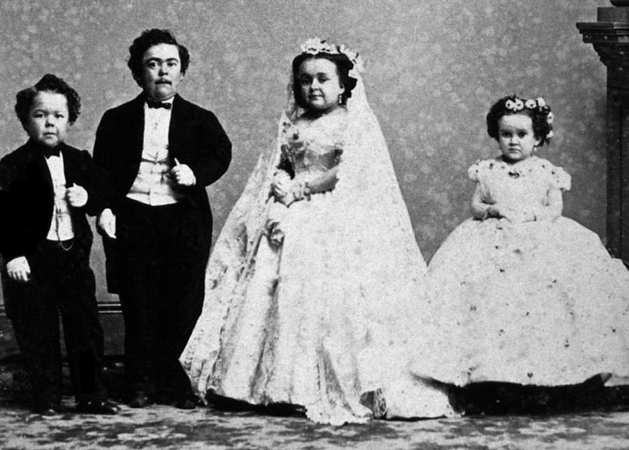 General Tom Thumb Wedding Party, 1863 #1 By Science Source