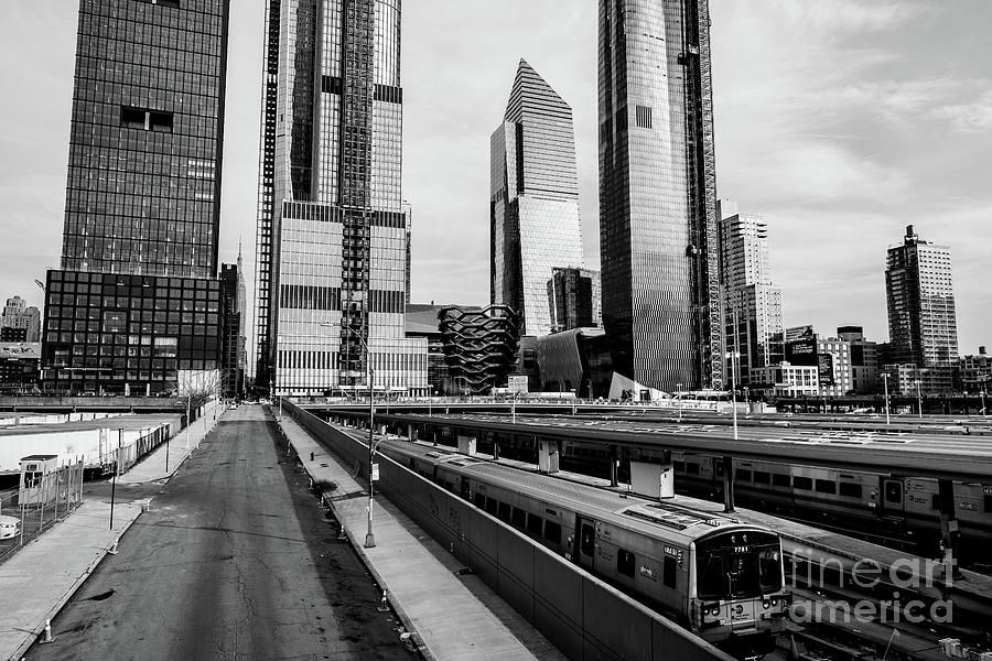 General view of Hudson Yards skyline from High Line Park in midt by Edi Chen General view of Hudson Yards skyline from High Line Park in midt by Edi Chen