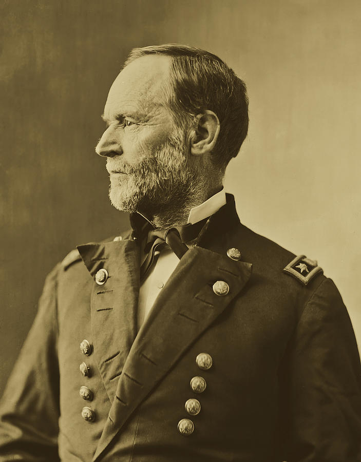 General William Tecumseh Sherman 1860s Photograph By Mountain Dreams ...