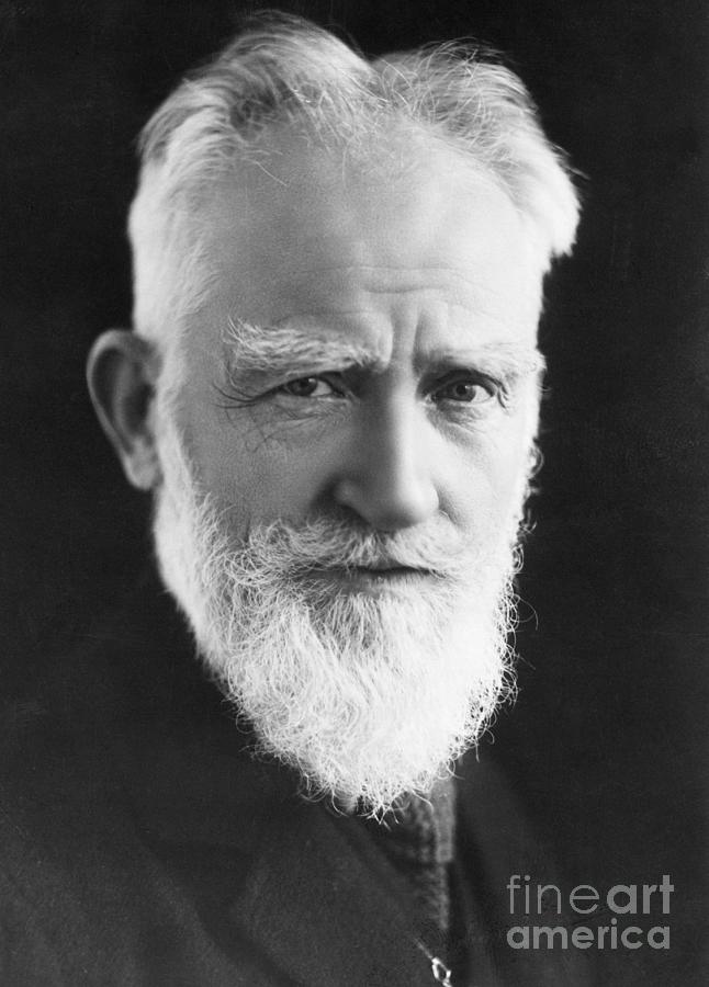 George Bernard Shaw Photograph by Bettmann