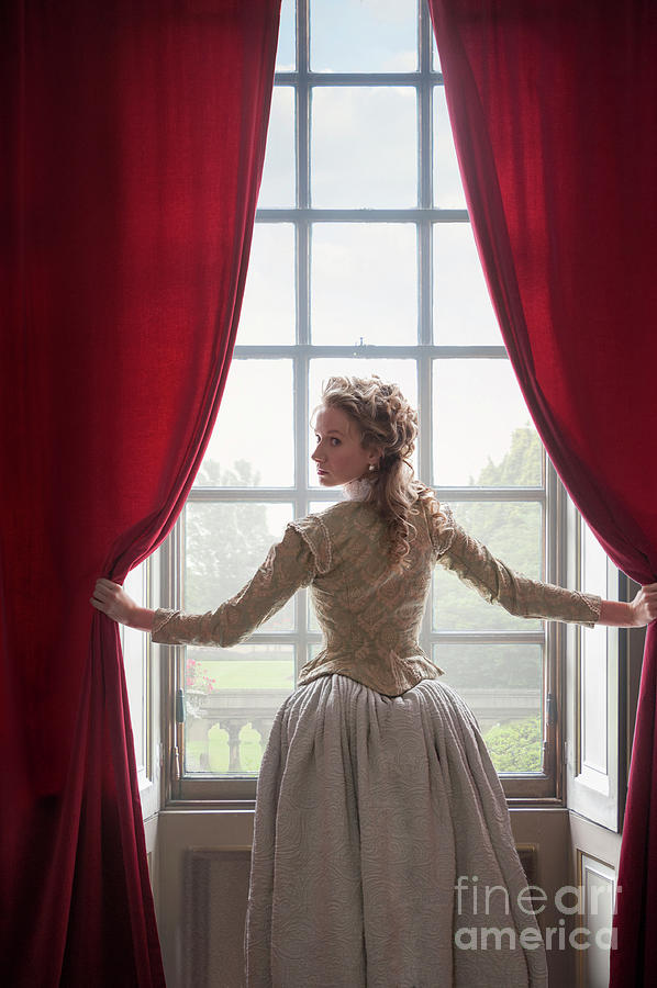 Georgian Woman At The Window #1 Photograph by Lee Avison