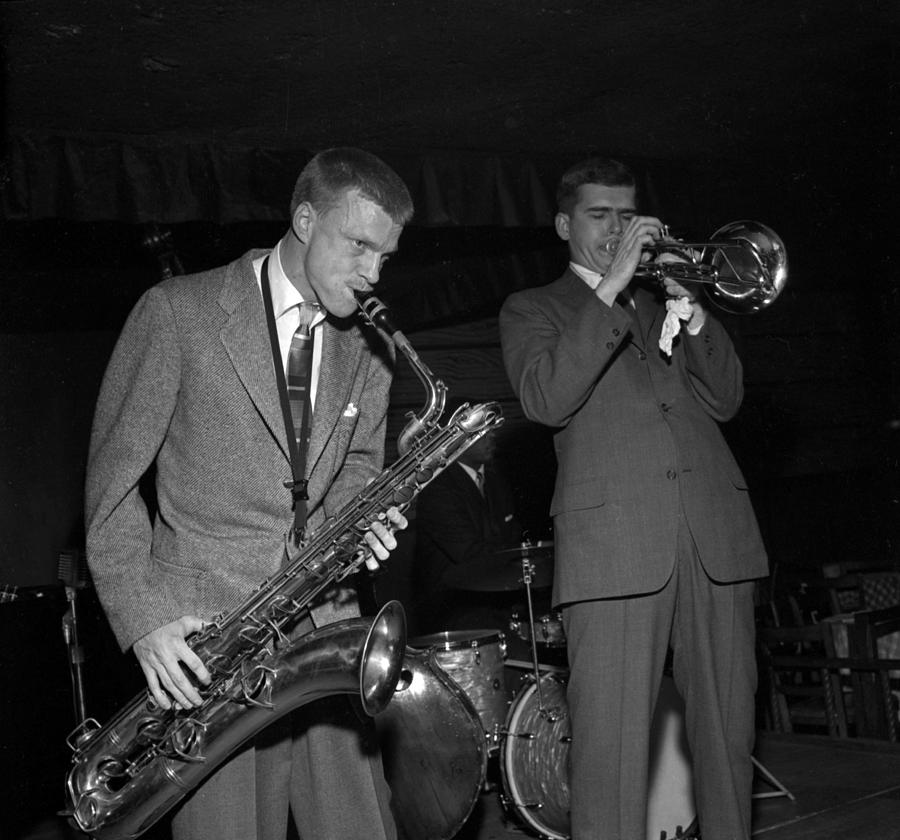 Gerry Mulligan Quartet At Basin St Photograph by Donaldson Collection ...