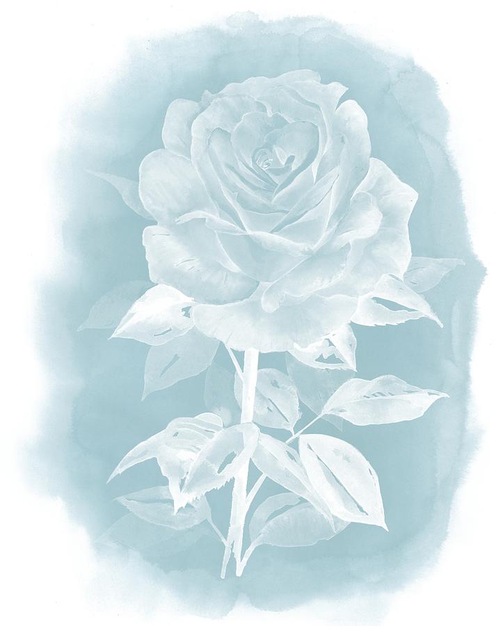 Ghost Rose I Painting by Grace Popp - Fine Art America