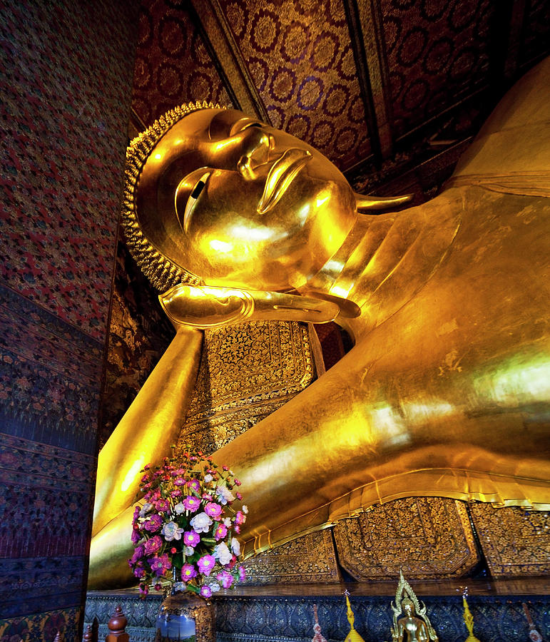 Giant Buddha, Bangkok, Thailand #1 Digital Art by Luigi Vaccarella