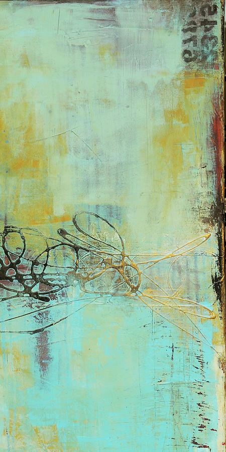 Abstract Painting - Gin House Blues II #1 by Erin Ashley