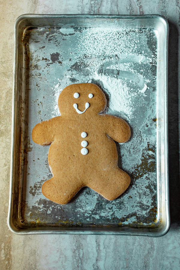 Gingerbread Man Cookie #1 Photograph by Eising Studio