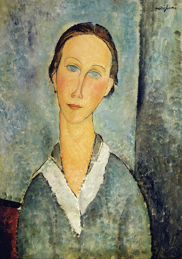 Amedeo Modigliani Painting - Girl in a Sailors Blouse #3 by Amedeo Modigliani