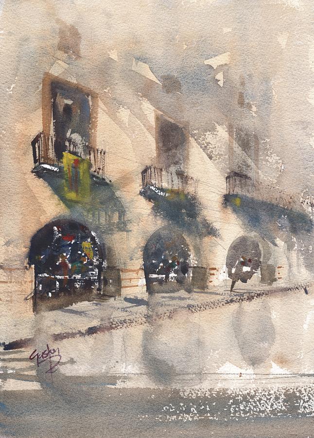 Girona Arches #1 Painting by Gaston McKenzie