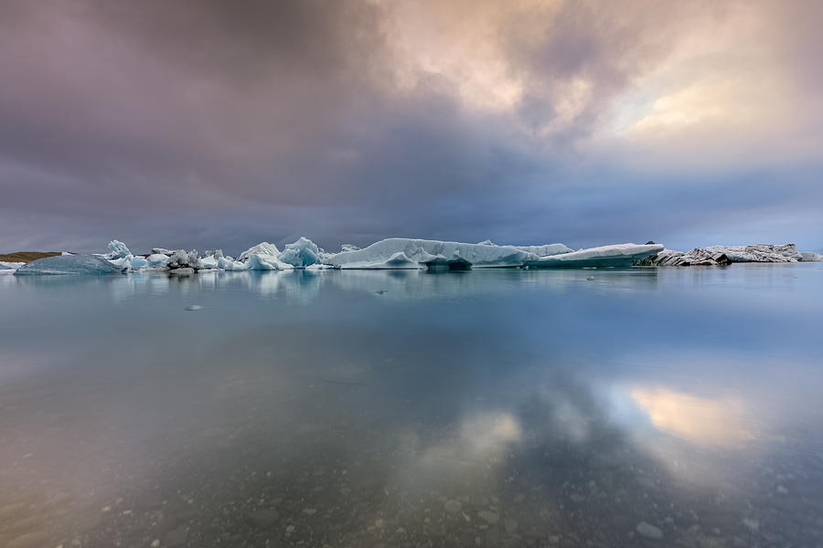 Landscape Photograph - Glacier Lagoon #1 by Bragi Kort