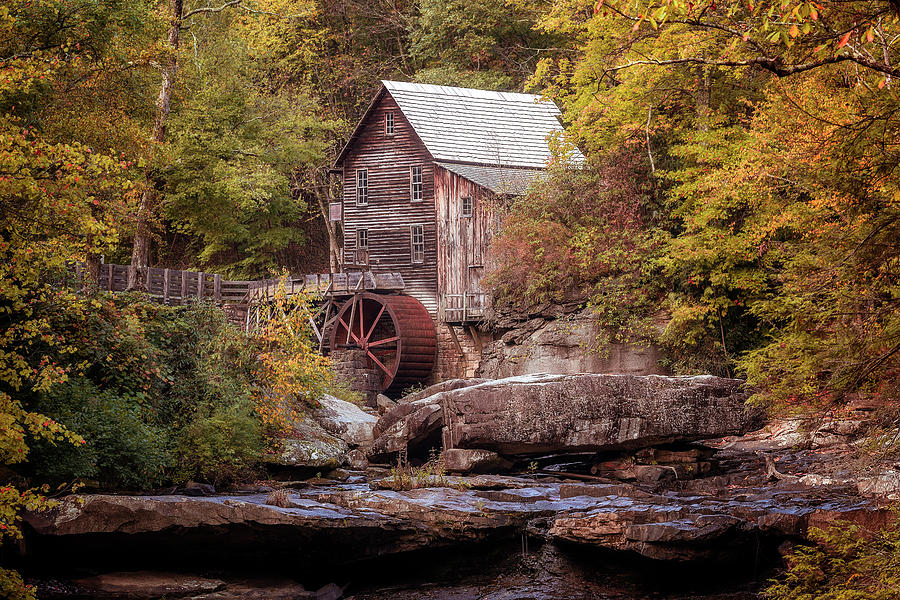 Glade Creek Grist Mill #1 Photograph by Ryan Wyckoff