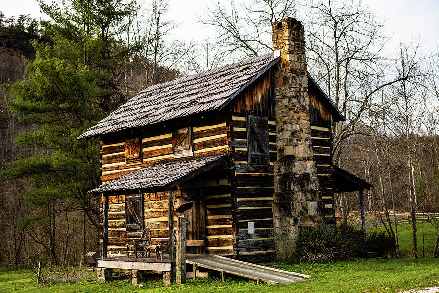 Gladie Creek Cabin Photograph by Garrick Besterwitch - Fine Art America