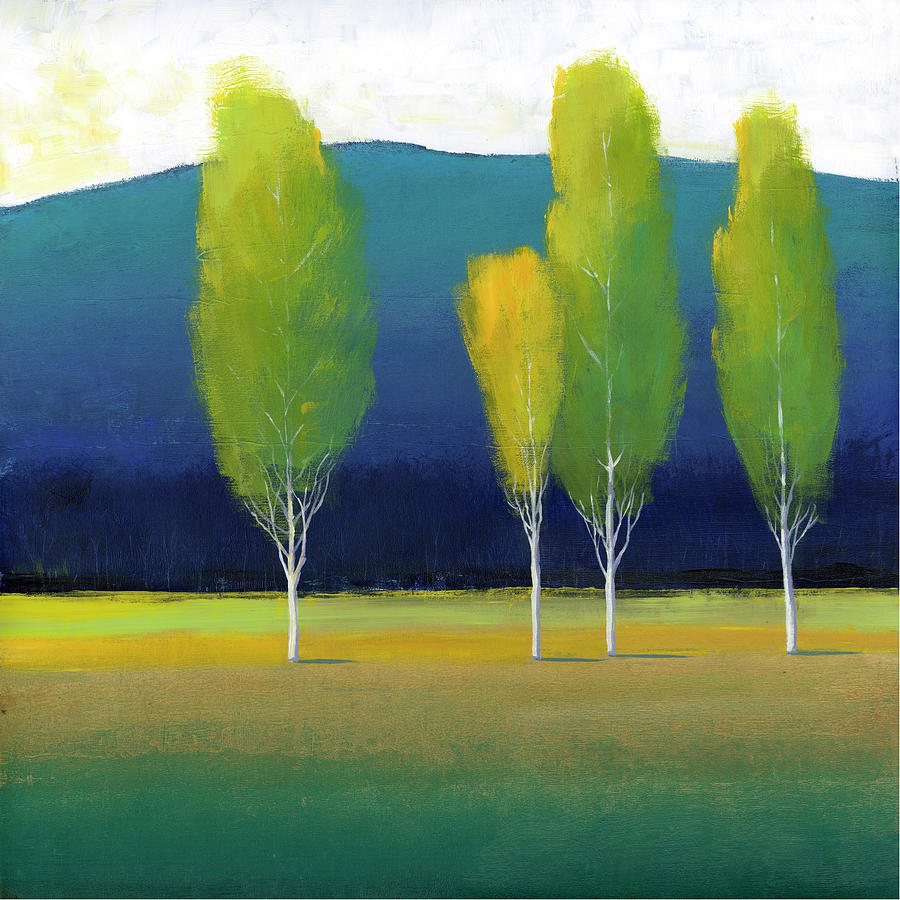 Landscape Painting - Glowing Trees I #1 by Tim Otoole